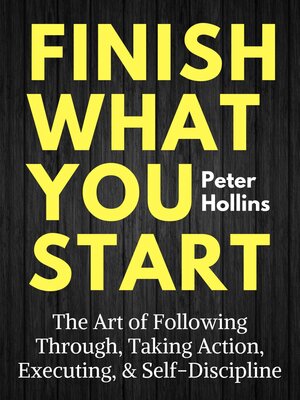 cover image of Finish What You Start